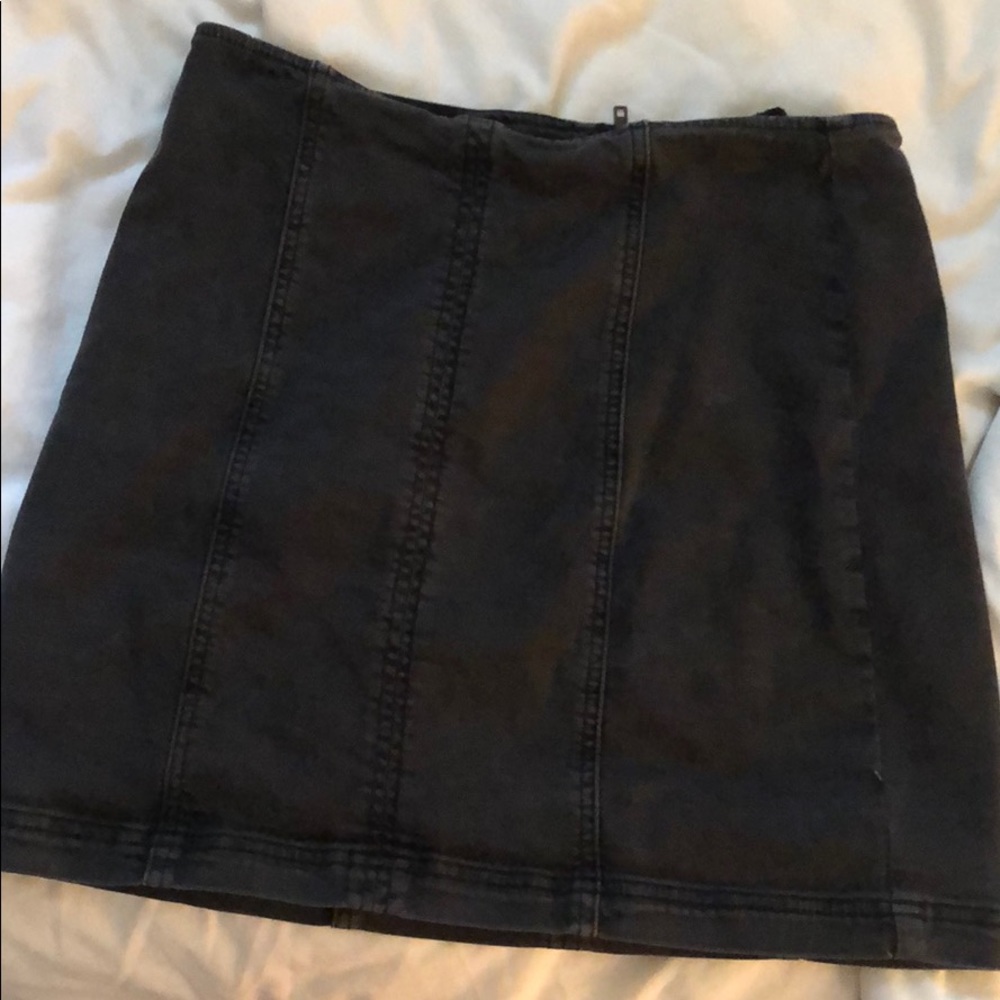 Pacsun Black Denim Skirt Sz 28
